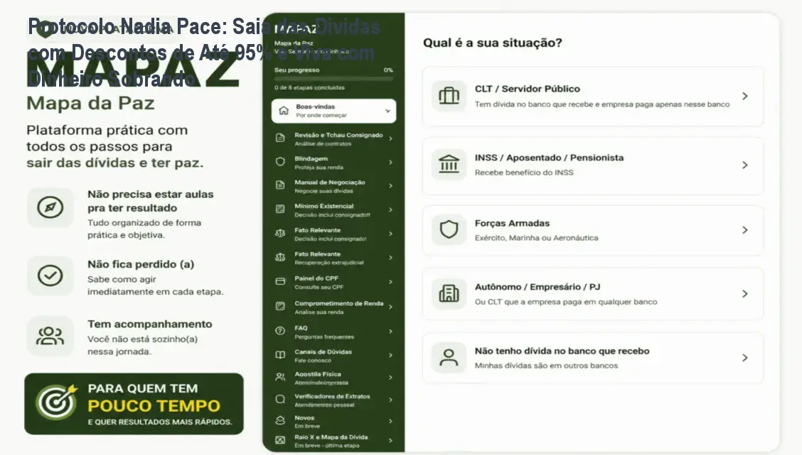 Protocolo Nadia Pace: Saia das Dívidas com Descontos de Até 95% e Viva com Dinheiro Sobrando