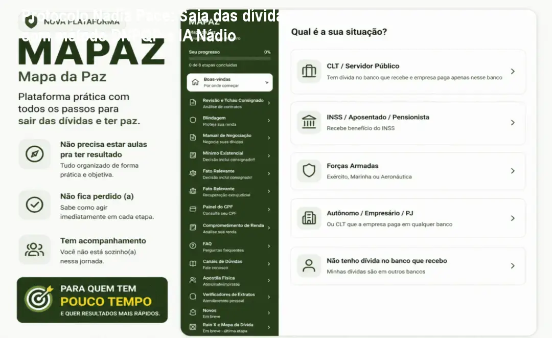 Protocolo Nadia Pace: Saia das dívidas com método DNPQP e IA Nádio