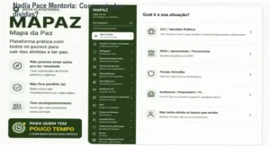 Nadia Pace apresentando a mentoria que ensina a limpar o nome e economizar nas dívidas