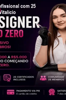 Curso Nail Designer Profissional com 25 Certificados e Suporte Vitalício
