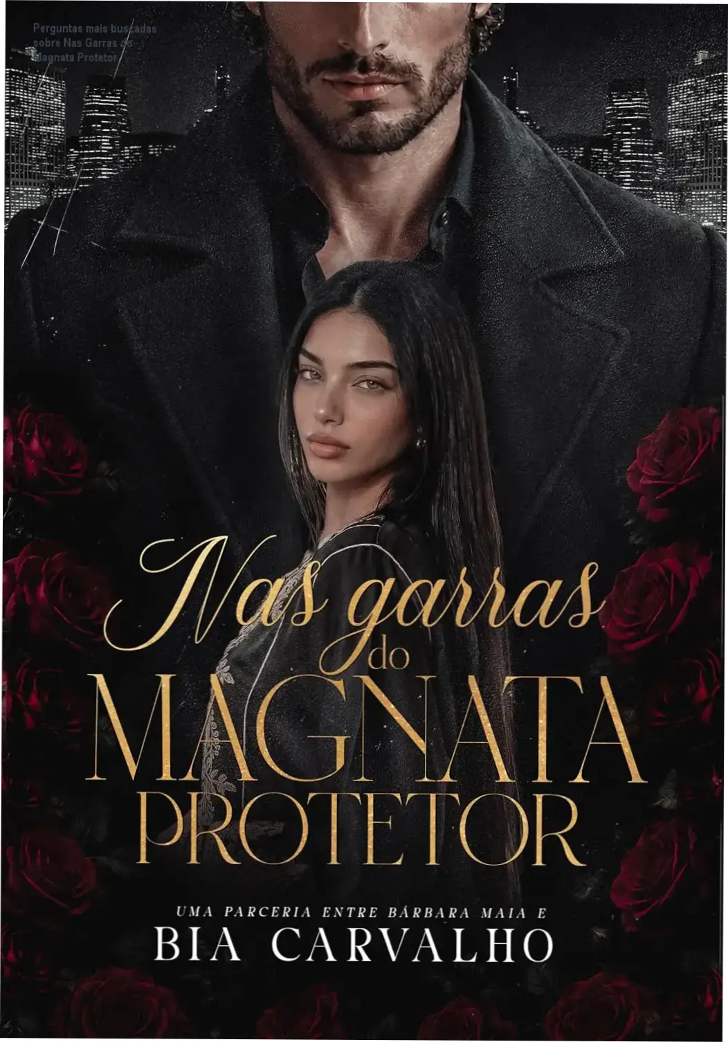 Porta marinha de livro digital, capa estilizada com destaque para os personagens principais
