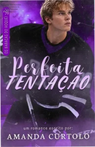 Capa do livro Os Babacas do Hóquei com destaque para os personagens principais Sebastian e Bea