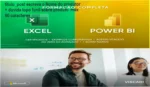 Interface do curso Pacote Office + Power BI Expert do Victor Expert Cursos exibindo dashboards e módulos de IA