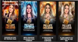 Rafaele Monteiro apresentando o curso ASE 2.0 para afiliados iniciantes