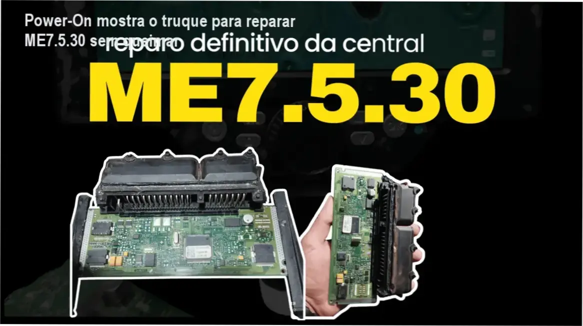 Power-On mostra passo a passo o reparo interno da central ME7.5.30