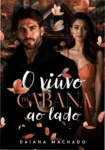 Capa do e-book 'O Viúvo da Cabana ao Lado' mostrando uma cena romântica entre os protagonistas