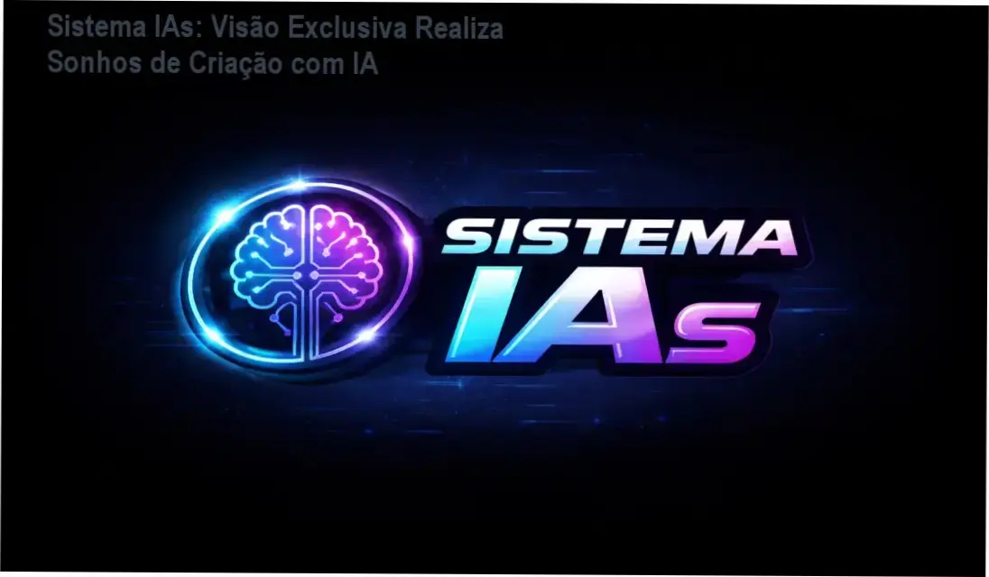 Foco no Sistema IAs, curso de criação de conteúdo com IA, mostrando bastidores e interface intuitiva