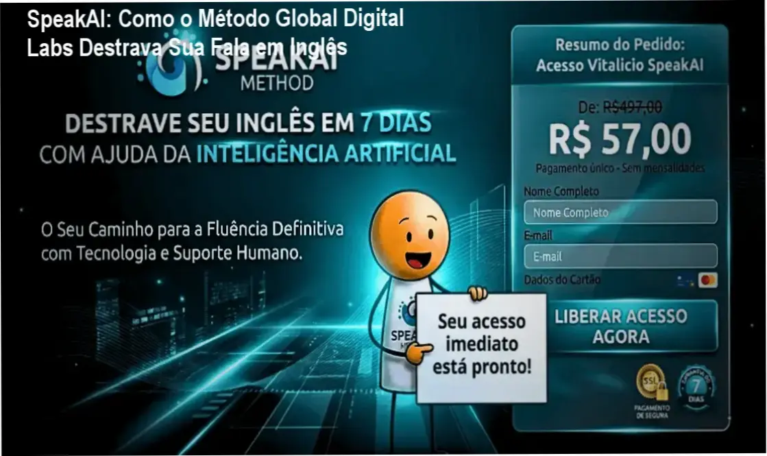 Método SpeakAI Global Digital Labs bastidores e funcionamento
