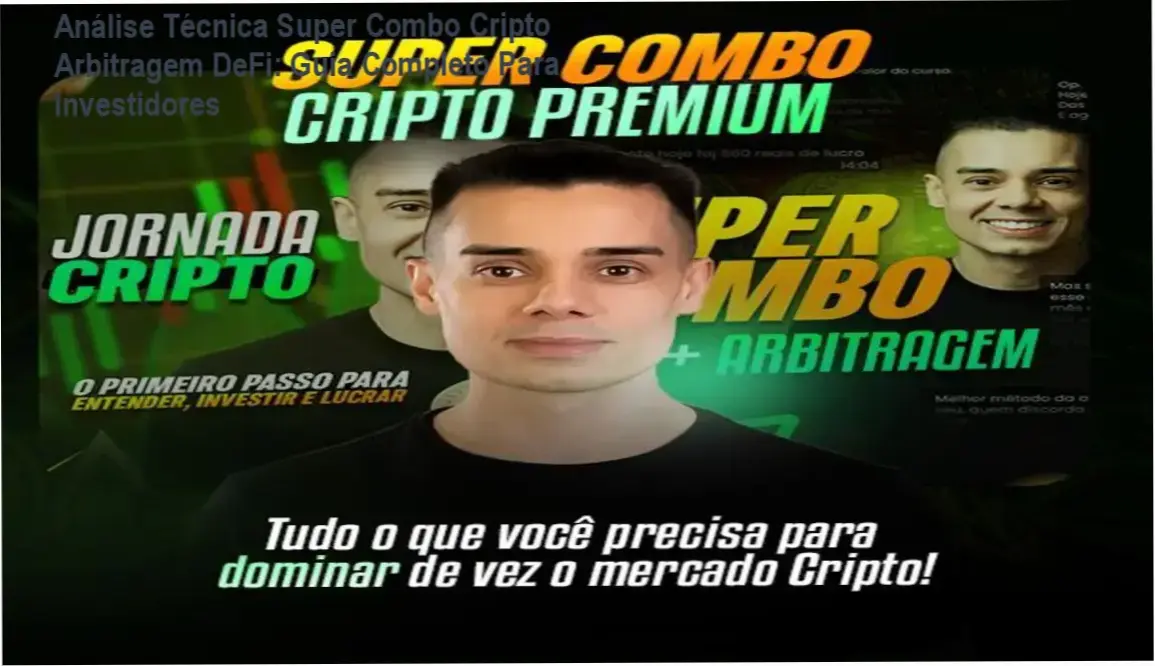 Evandro Azevedo Lima demonstrando laboratório de análise de arbitragem em criptomoedas do Super Combo Cripto