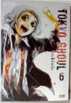 Tokyo Ghoul Vol. 6 com análise aprofundada da capa, resolução digital e detalhes internos do mangá