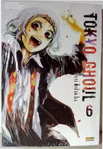 Tokyo Ghoul Vol. 6 com análise aprofundada da capa, resolução digital e detalhes internos do mangá