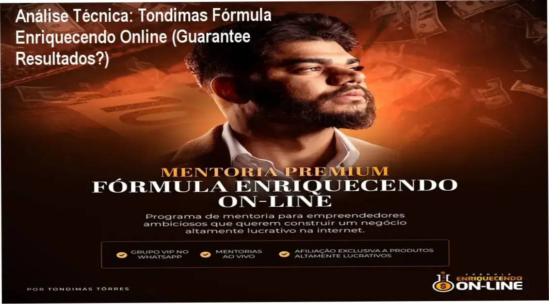 Curso Enriquecendo Online VIIP com suporte VIP e mentoria semanal, demonstração prática de vendas online