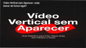 Capa do ebook Video Vertical sem Aparecer mostrando método faceless