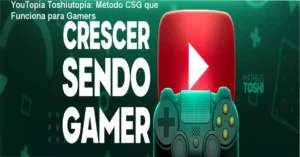Crescer Sendo Gamer (Utopia) revelando método prático para domar o algoritmo do YouTube e viralizar vídeos de jogos