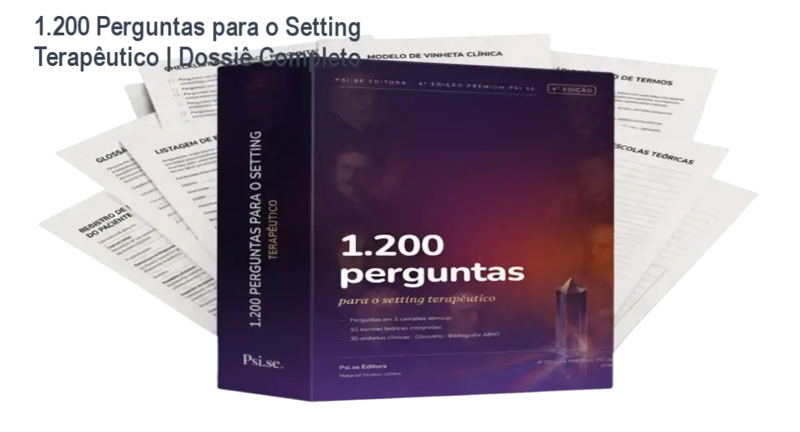 Manual digital 1.200 Perguntas para o Setting Terapêutico para psicólogos e psicanalistas