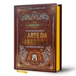 Edição de luxo em capa dura do livro A Arte da Sabedoria de Baltasar Gracián com acabamento premium