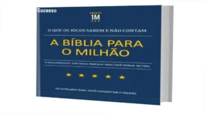 Capa do e-book A Bíblia para o Milhão do Projeto Milhão sobre desenvolvimento pessoal e mentalidade financeira