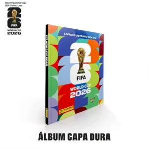 Album de figurinhas da Copa do Mundo 2026 da Panini com todas as seleções e driblos oficiais