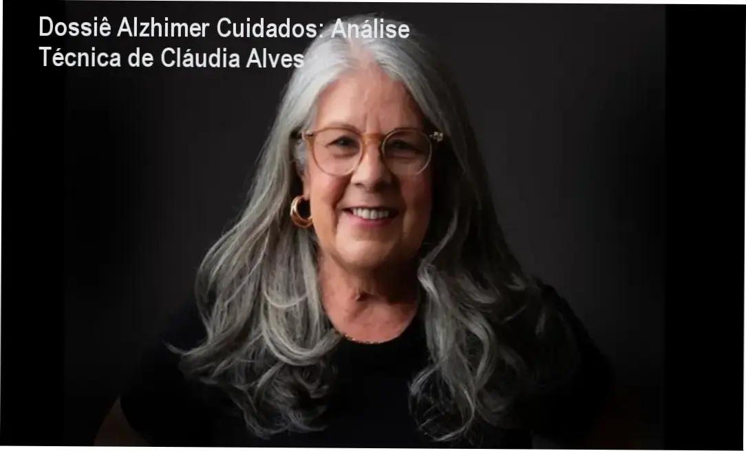 Especialista Cláudia Alves orientando cuidados práticos para pacientes com Alzheimer e demência