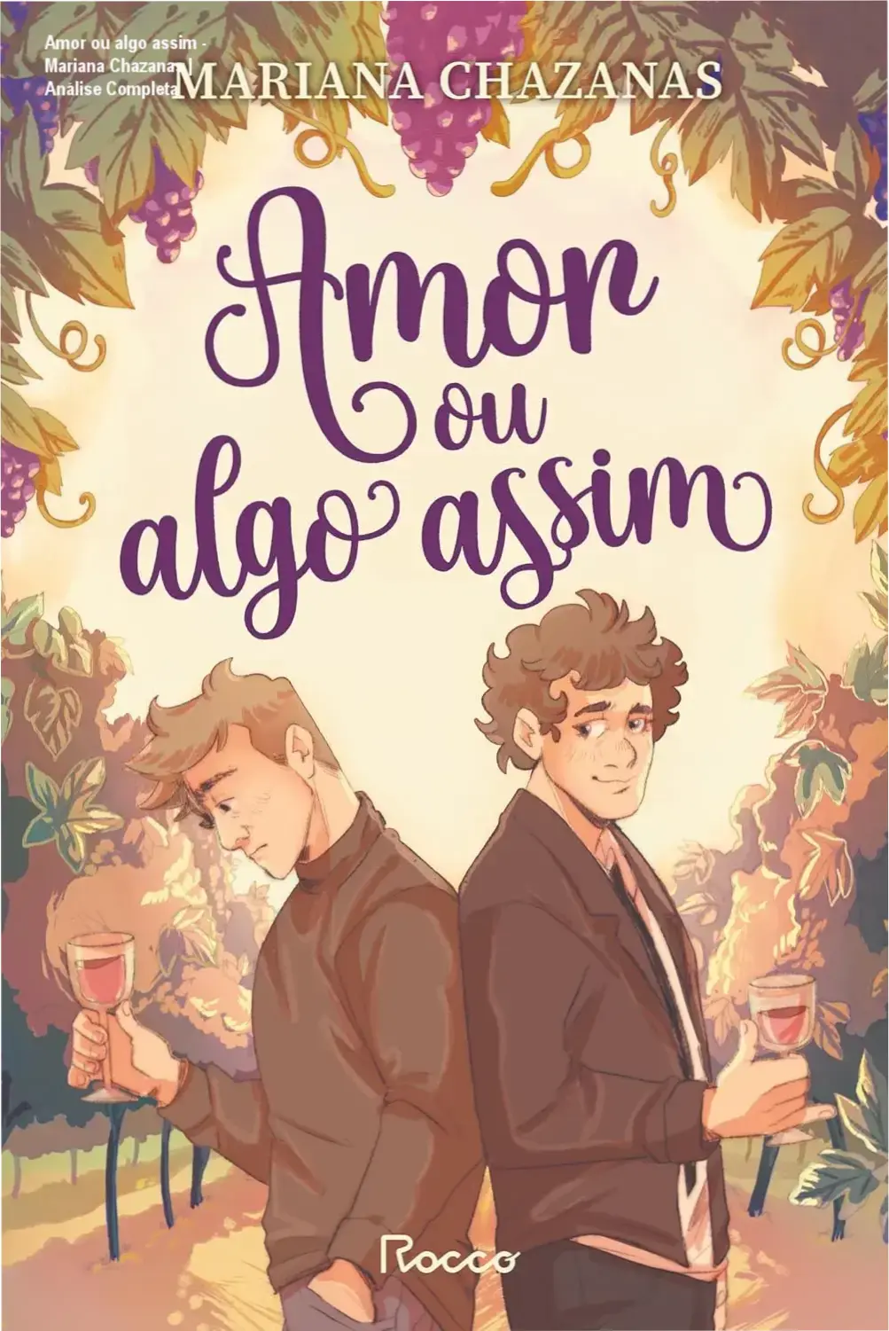 Capa do livro Amor ou algo assim de Mariana Chazanas em formato digital Kindle