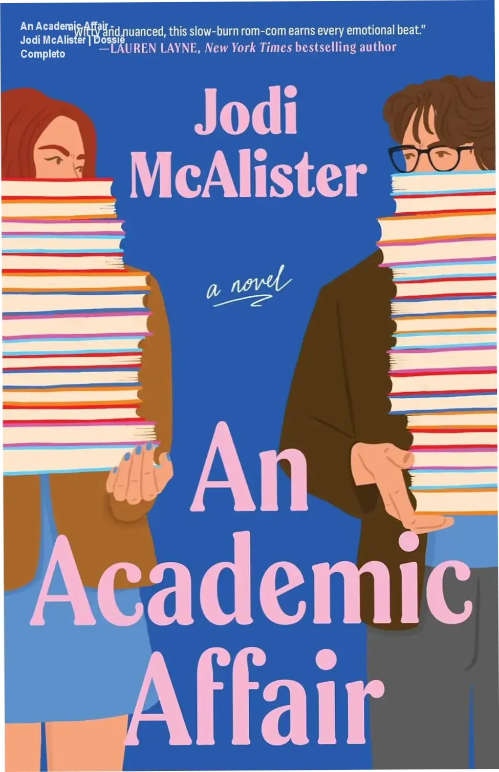 Capa do eBook An Academic Affair de Jodi McAlister em dispositivo Kindle
