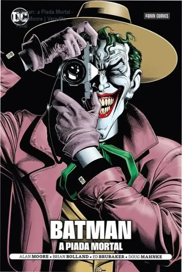 Capa da graphic novel Batman: a Piada Mortal com arte de Brian Bolland