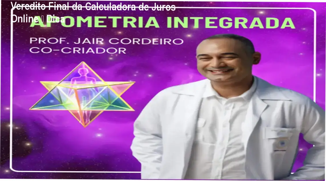 Ilustração da interface da Calculadora de Juros Online mostrando campo de entrada de taxa e prazo