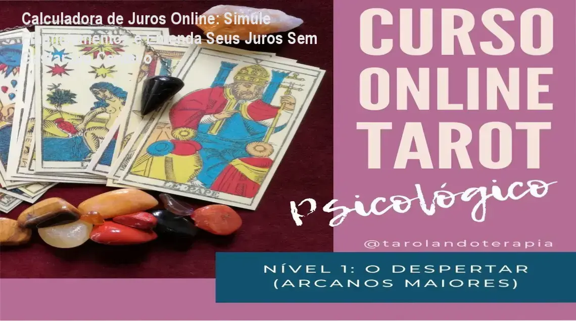 Tela da calculadora de juros mostrando um exemplo de simulação de financiamento de imóvel com parcelamento em até 30 anos.