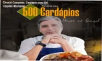 Representação visual de um guia de cardápios prontos para facilitar o planejamento de restaurantes e marmitarias