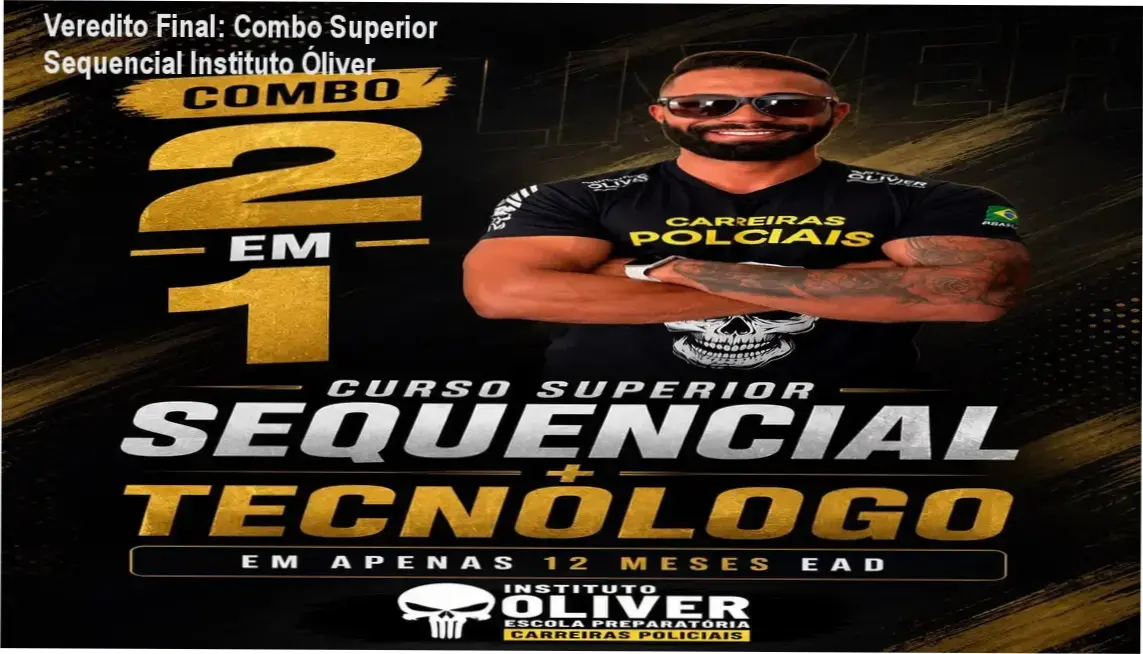 Certificados de curso superior sequencial e tecnólogo do Instituto Óliver para concursos