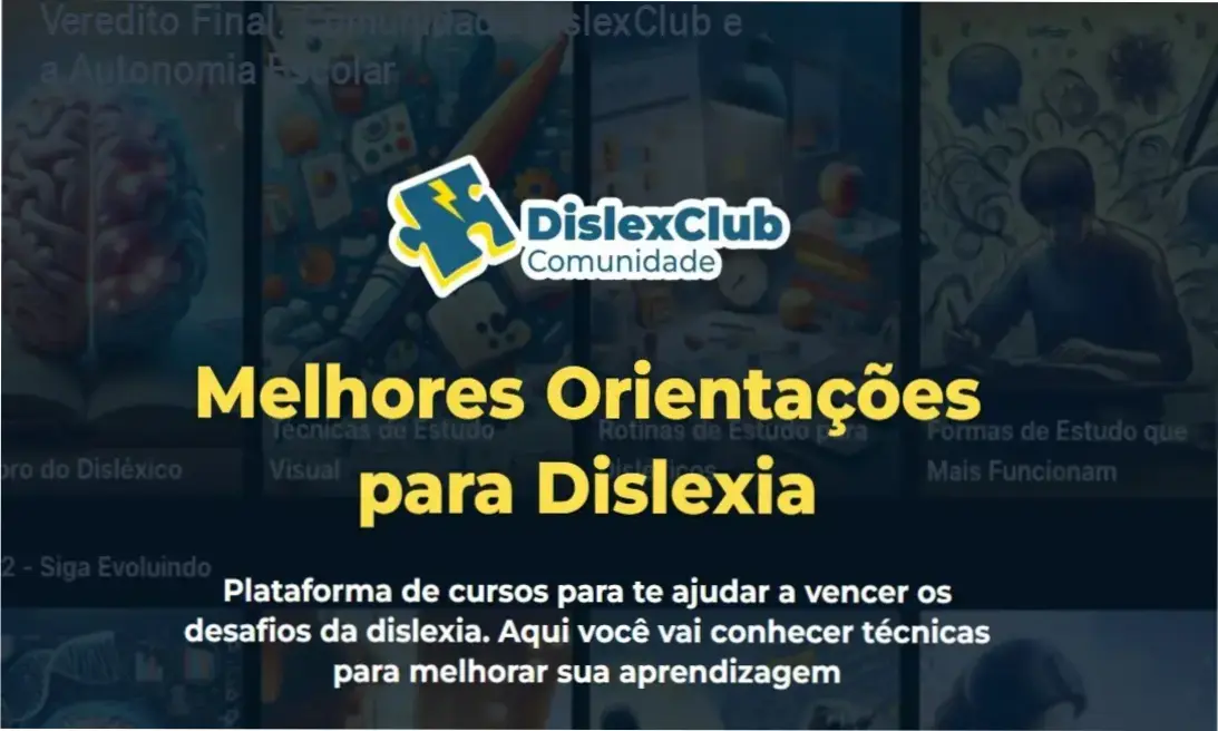 Guia de estratégias de aprendizagem da Comunidade DislexClub para alunos com dislexia