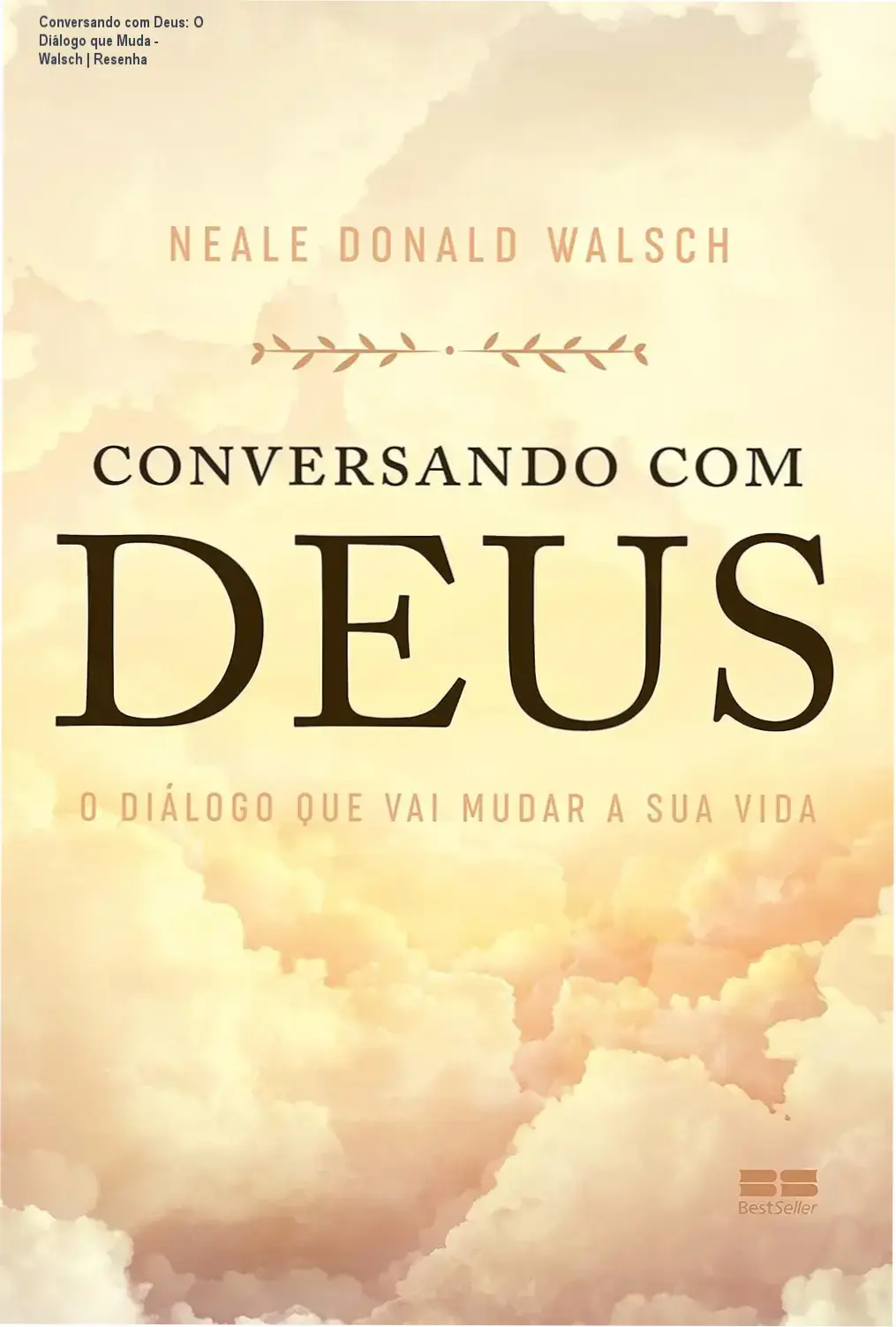 Capa do ebook Conversando com Deus que apresenta diálogo inspirador sobre comunicação com o divino
