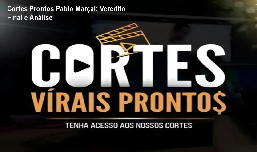 Interface do pacote de cortes prontos do Pablo Marçal para redes sociais