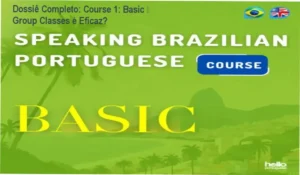 Interface de estudos do curso Course 1: Basic da Carmen Moura demonstrando o método de automação de fala para falantes de inglês