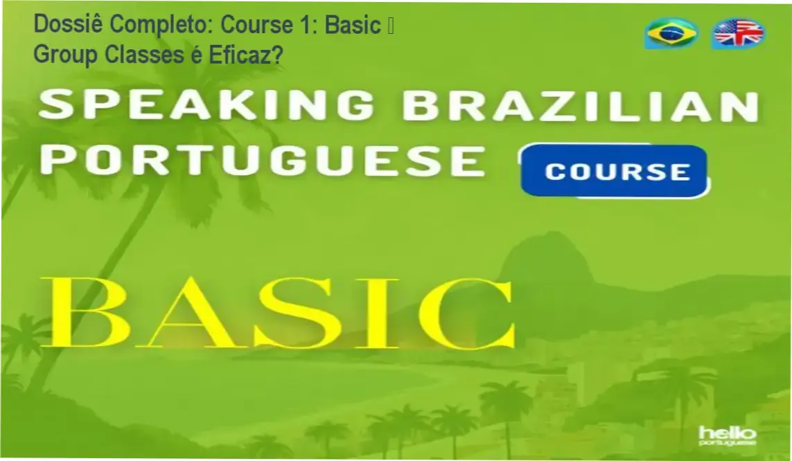Interface de estudos do curso Course 1: Basic da Carmen Moura demonstrando o método de automação de fala para falantes de inglês