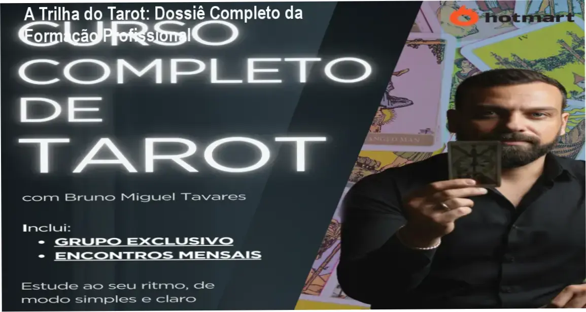 Estudo de baralhos de Tarot e materiais didáticos para formação profissional em oráculos