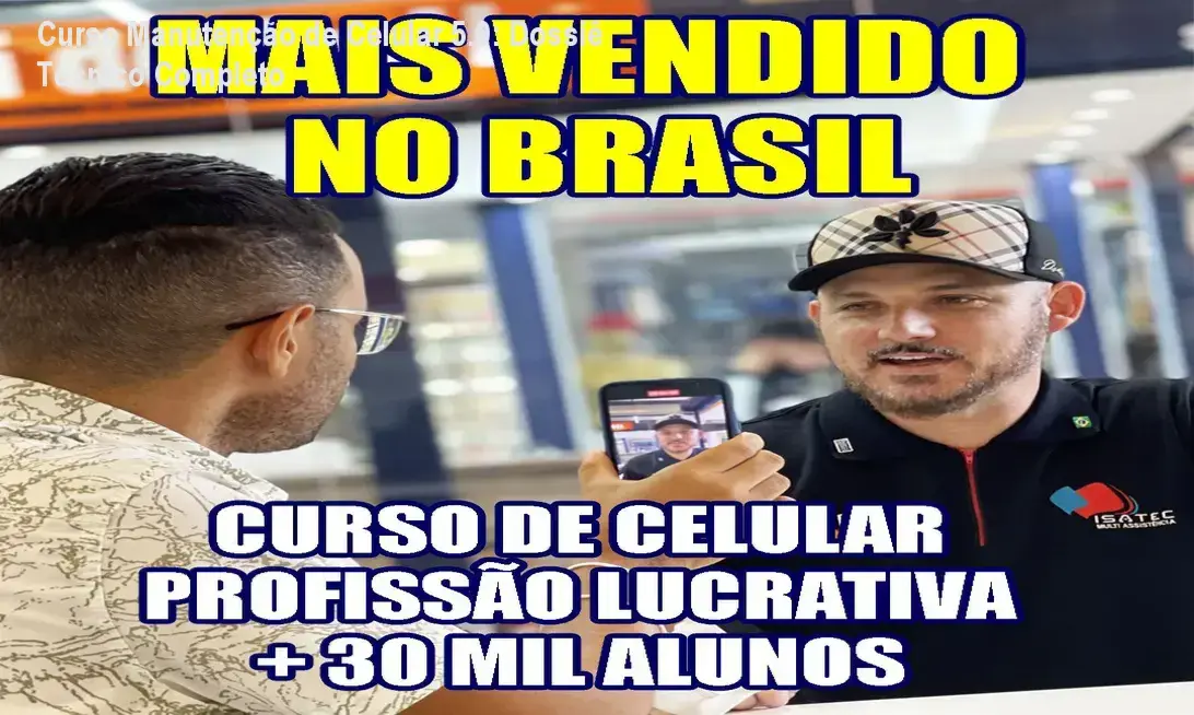 Profissional realizando reparo avançado em placa de smartphone utilizando microscópio e ferramentas de precisão