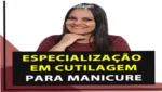 Manicure realizando cutilagem perfeita com técnica de corte bordado