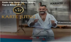 Mestre Vinicio Antony demonstrando técnica de Karate Jutsu para combate real