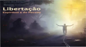 Representação visual de um treinamento teológico sobre libertação espiritual com foco em liderança cristã