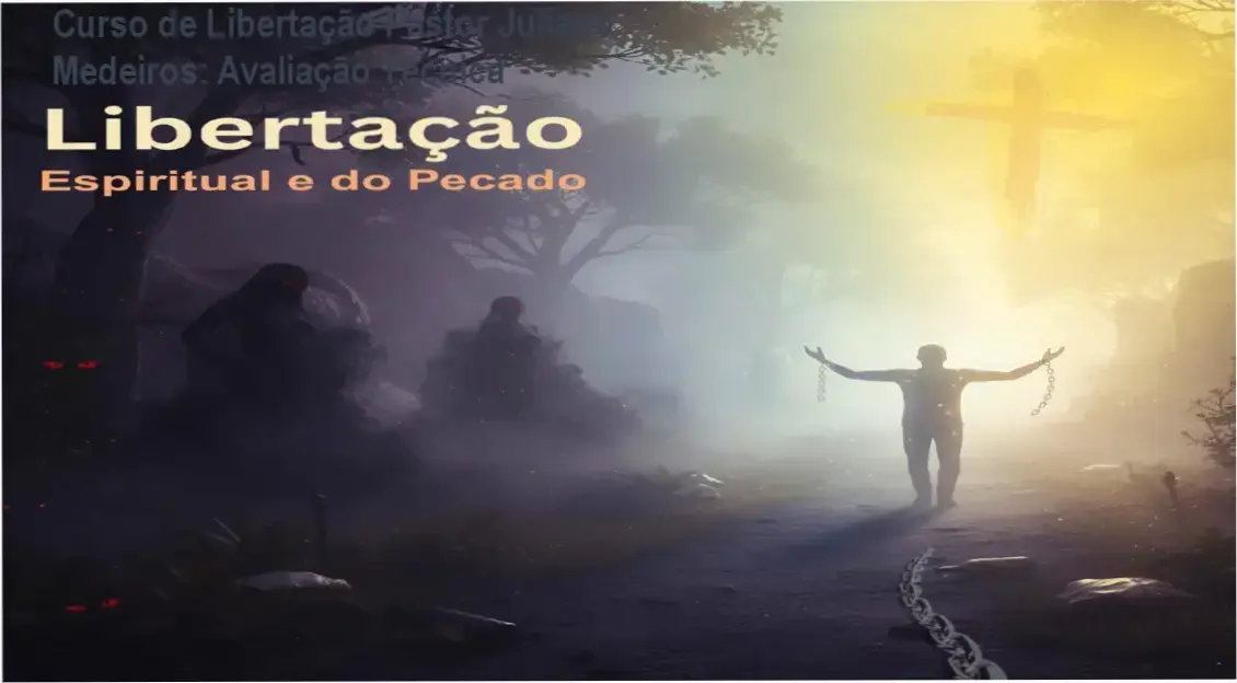 Representação visual de um treinamento teológico sobre libertação espiritual com foco em liderança cristã
