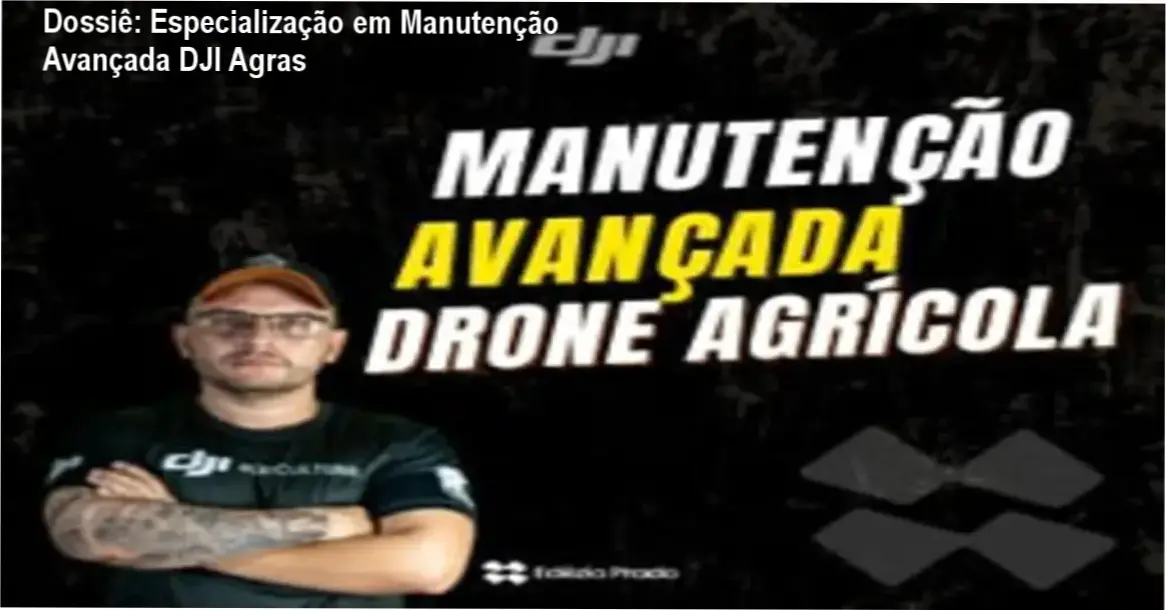 Técnico realizando reparo eletrônico avançado em placa de drone agrícola DJI Agras