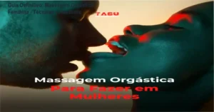 Módulos do curso de massagem orgástica demonstrando anatomia feminina e técnicas de estimulação tântrica