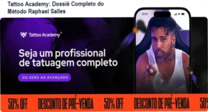 Tatuador profissional realizando aplicação de técnica em pele sintética para treinamento