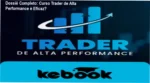 Interface de plataforma de trading com gráficos de análise técnica para estudo de trading profissional