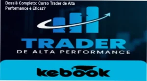 Interface de plataforma de trading com gráficos de análise técnica para estudo de trading profissional