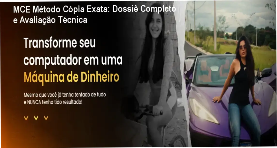 Interface do aplicativo MCE Método Cópia Exata de Daiane Cavalcante para estratégias de marketing digital