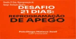 Infográfico explicativo sobre o funcionamento do Desafio 21 Dias de Reprogramação de Apego para autoconhecimento emocional