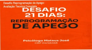 Representação visual de autoconhecimento emocional e superação de padrões de apego em 21 dias