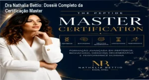 Profissional da saúde estudando protocolos avançados de peptídeos e medicina regenerativa